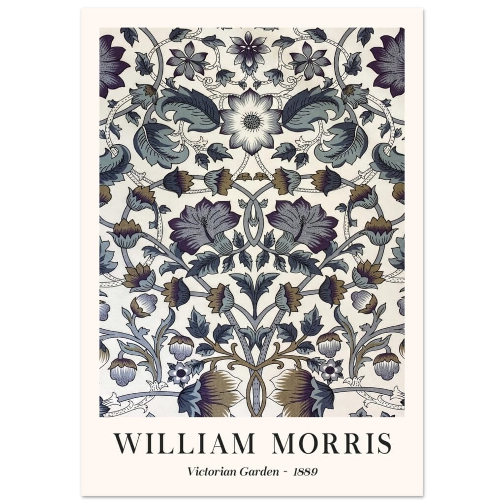 William Morris - Victorian Garden II 1879 poster
