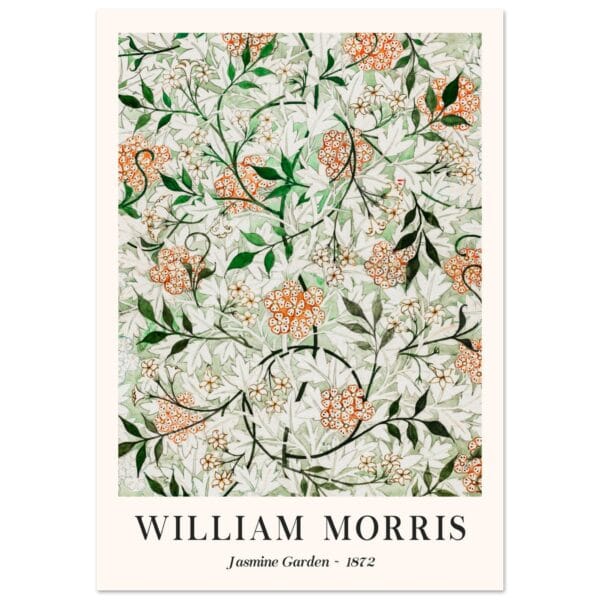 William Morris - Jasmine Garden poster