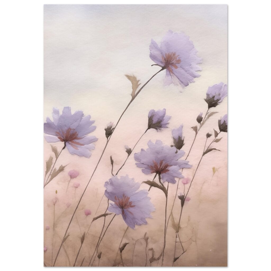 Flower Aquarel 2 poster