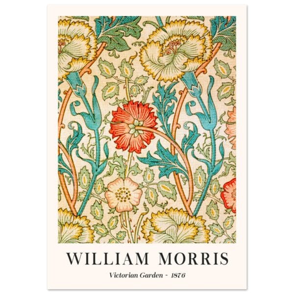 William Morris - Victorian Garden 1876 poster