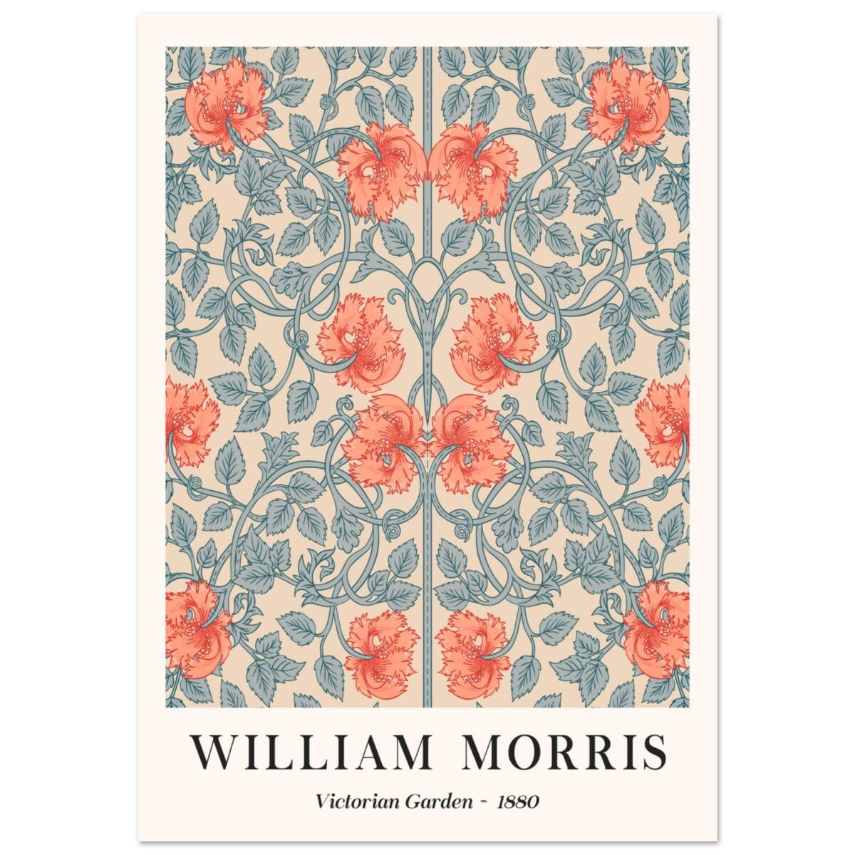 William Morris - Victorian Garden 1880 poster