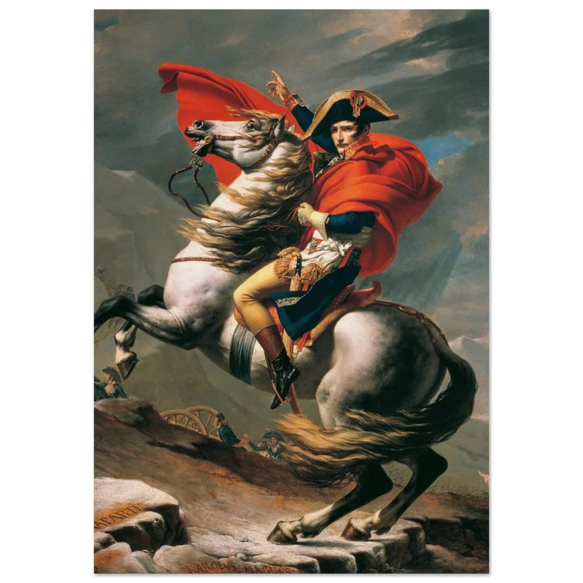 Jacques Louis David - Napoleon Bonaparte poster