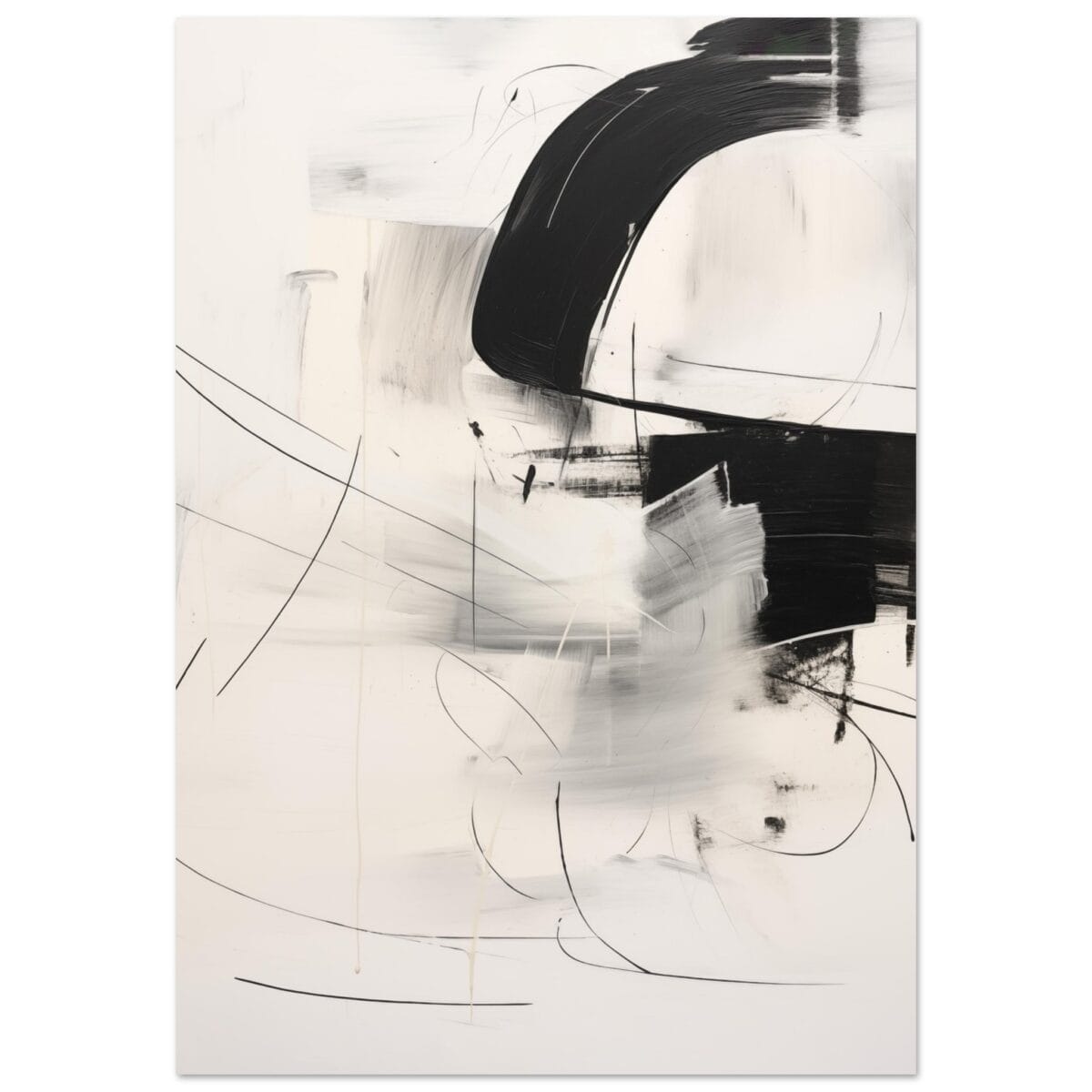 Abstract - Chique Brush 1 poster