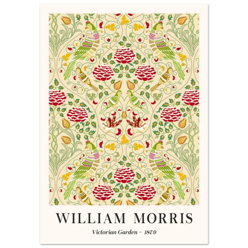 William Morris - Victorian Garden 1879 poster