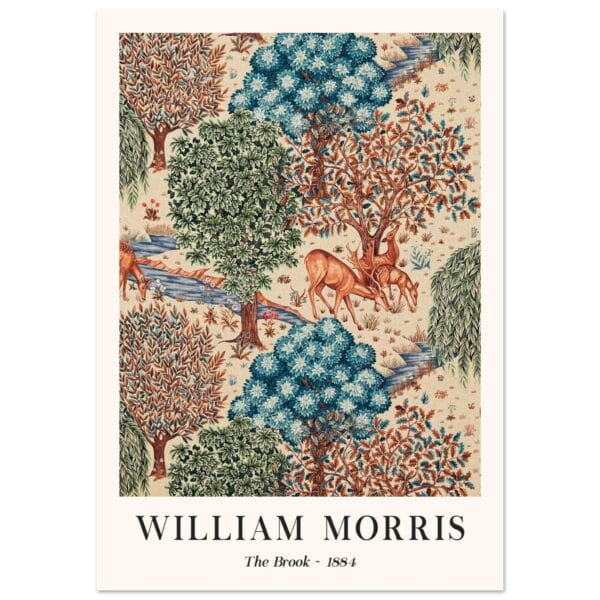 William Morris - The Brook poster