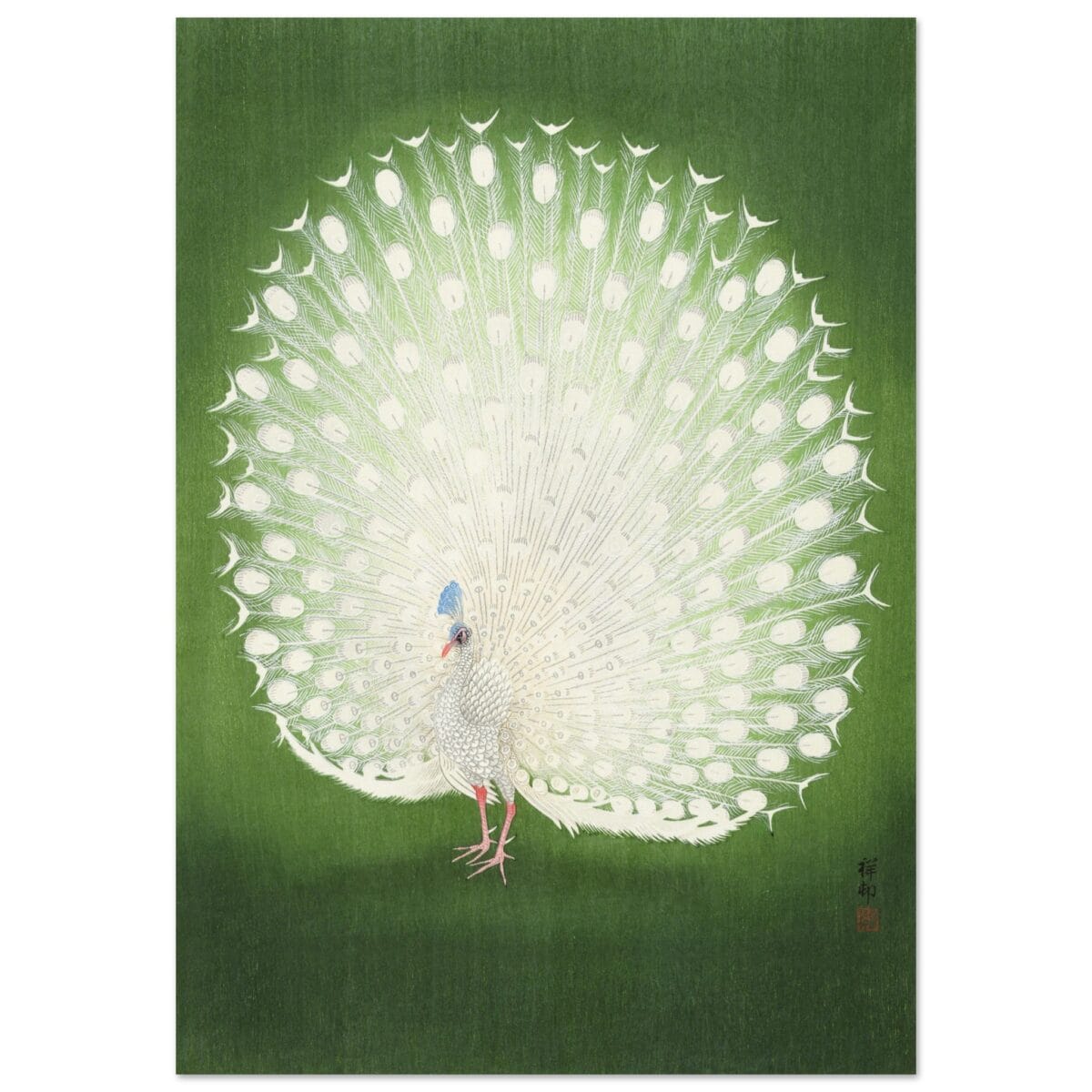 Ohara Koson - Peacock poster