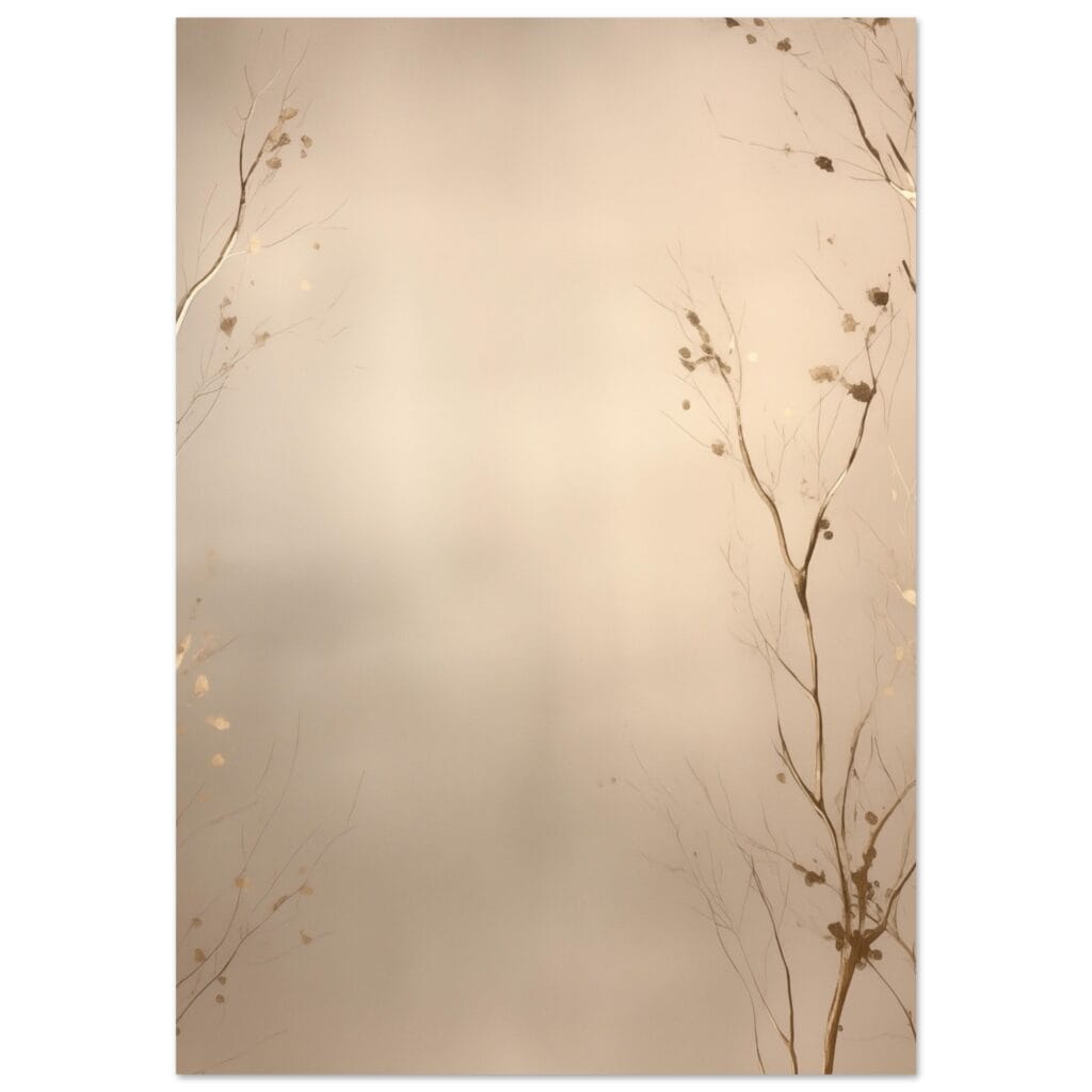 Abstract - Golden Leafs poster