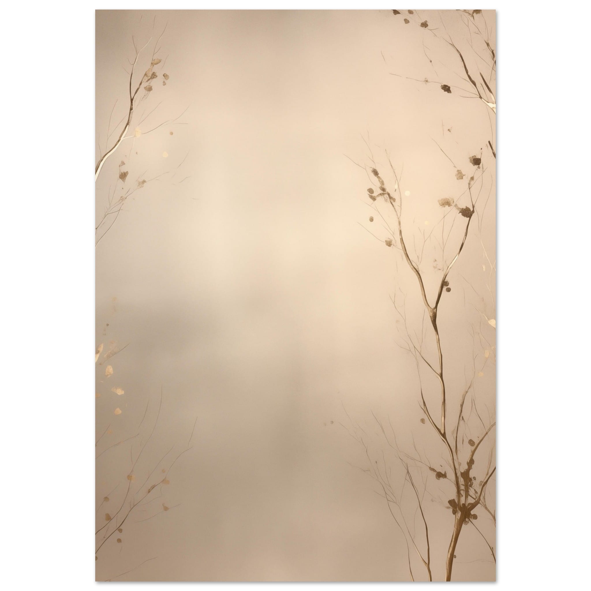 Abstract - Golden Leafs poster