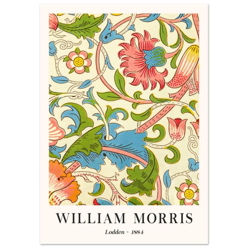 William Morris - Lodden 1884 poster