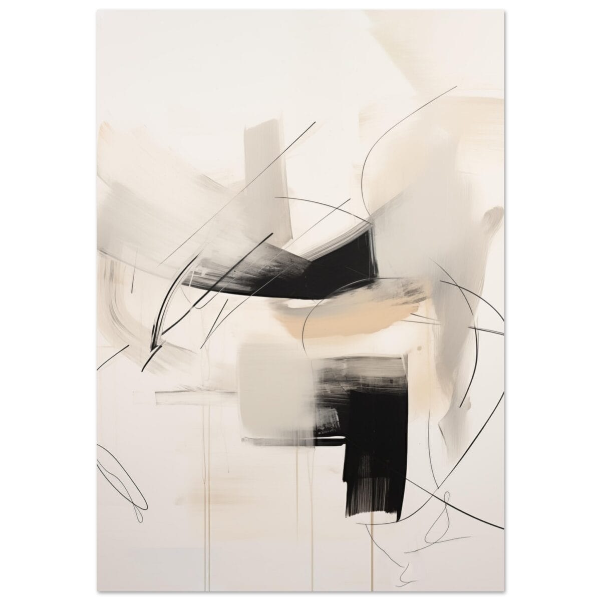 Abstract - Chique Brush 3 poster