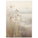 Foggy Flowerfield 2 poster