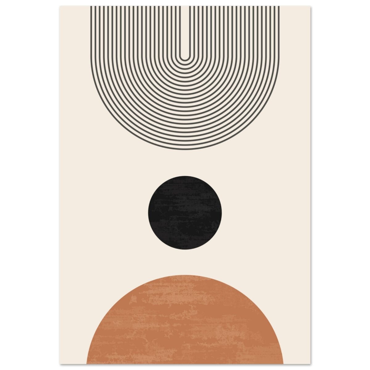 Abstract Rainbow poster