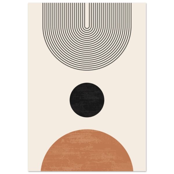 Abstract Rainbow poster