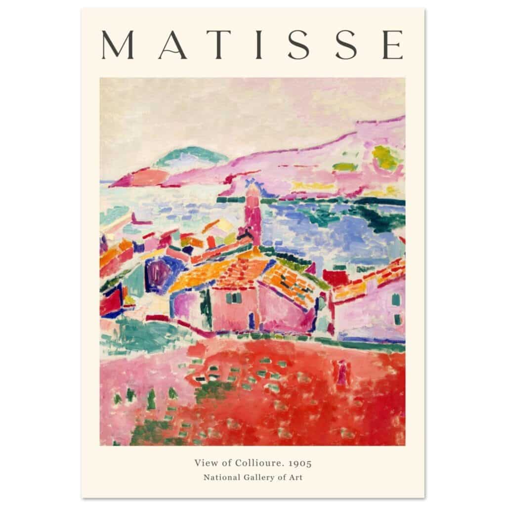 Matisse - View of Collioure 1905 poster