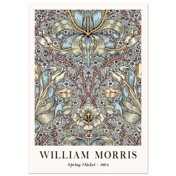 William Morris - Spring Thicket 1884 poster