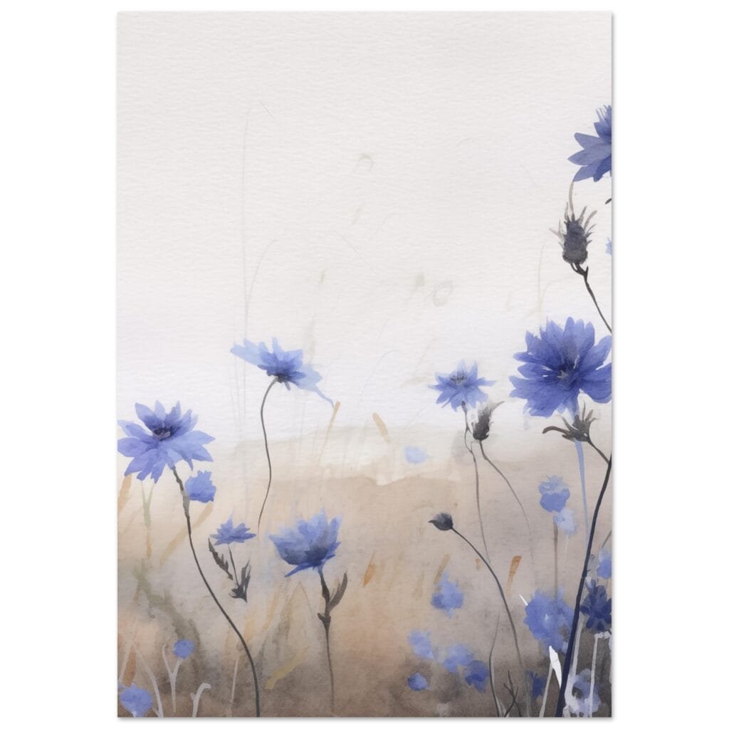 Flower Aquarel 3 poster