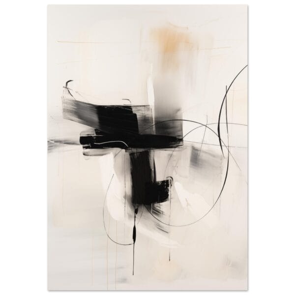 Abstract - Chique Brush 2 poster