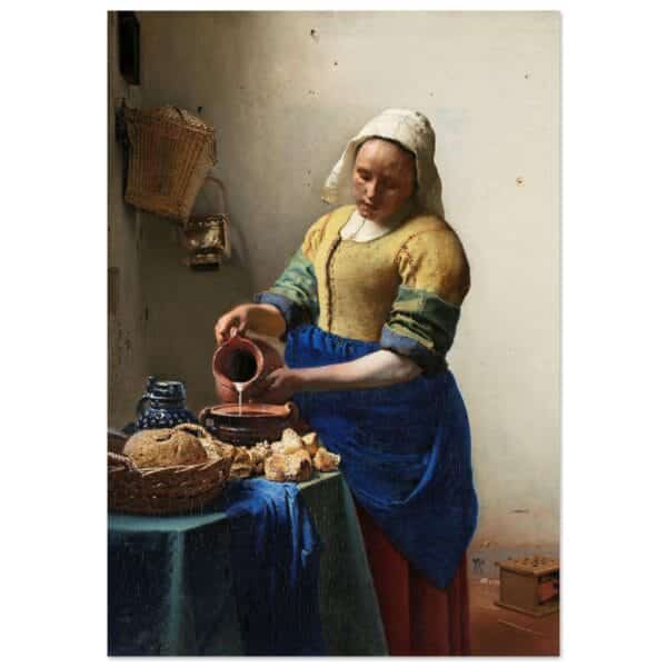 Johannes Vermeer - Het Melkmeisje poster