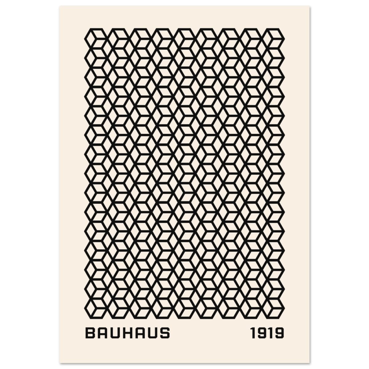 Bauhaus - 1919 Beehive poster