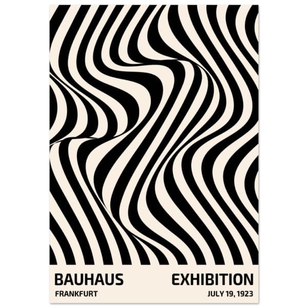 Bauhaus - Exhibition Frankfurt poster
