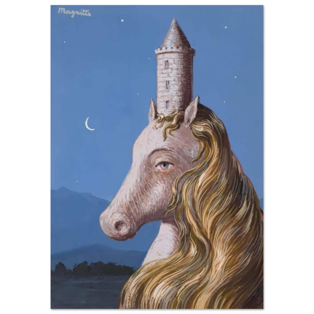 René Magritte - Le coeur du monde poster