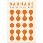 Bauhaus - Ausstellung Orange poster