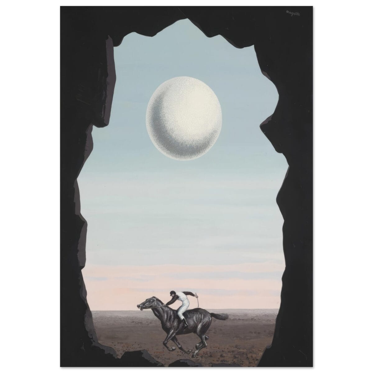 René Magritte - Le Jockey Perdu poster