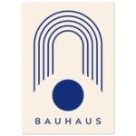 Bauhaus - Blue Arches poster