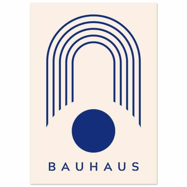 Bauhaus - Blue Arches poster