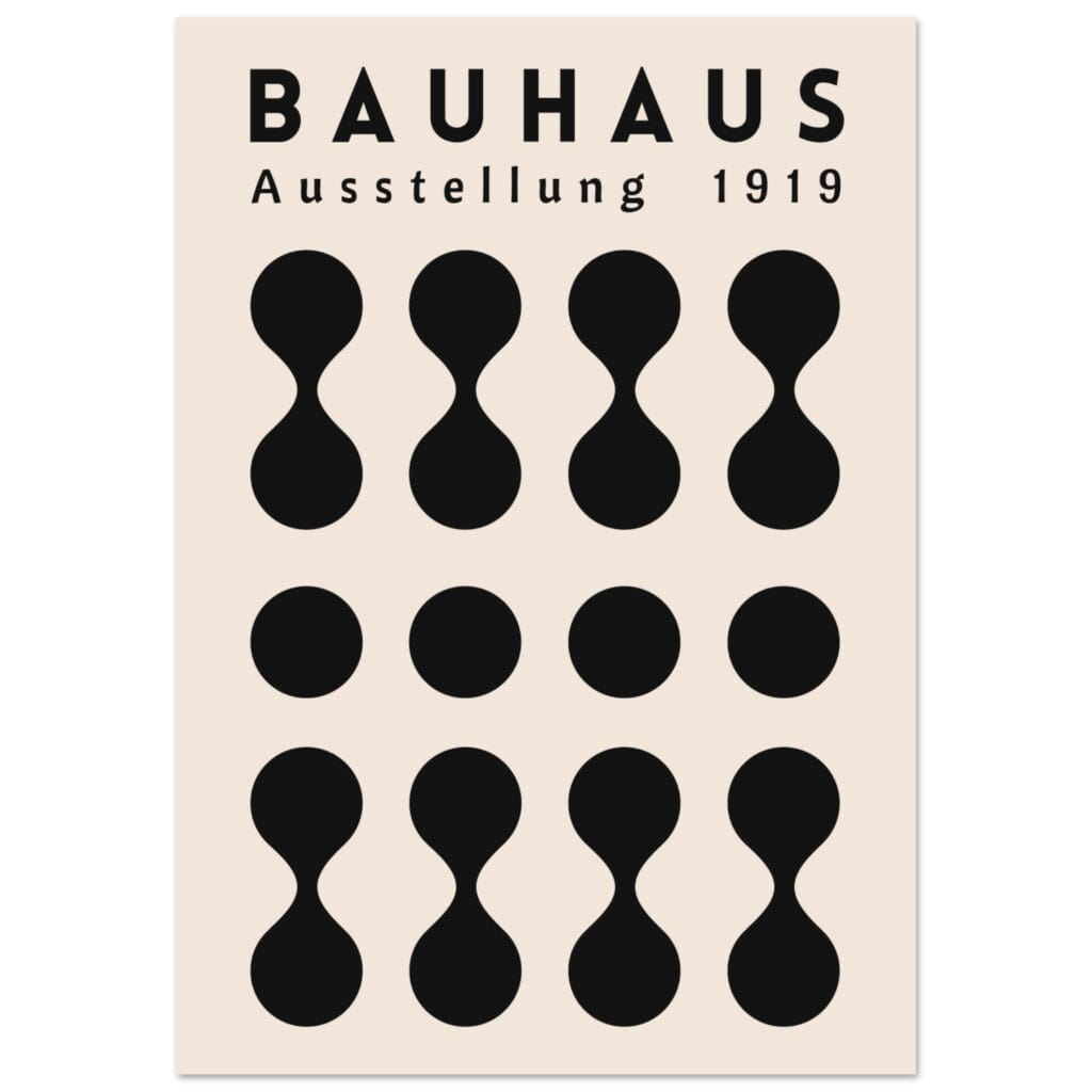 Bauhaus - Ausstellung 1919 poster