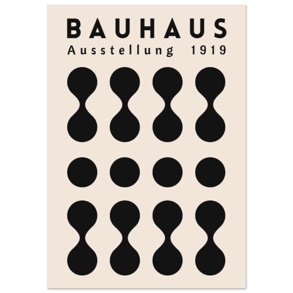 Bauhaus - Ausstellung 1919 poster