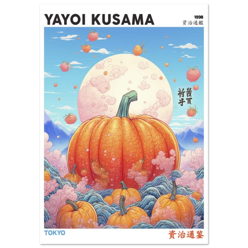 Yayoi Kusama - Tokyo Pumpkin poster