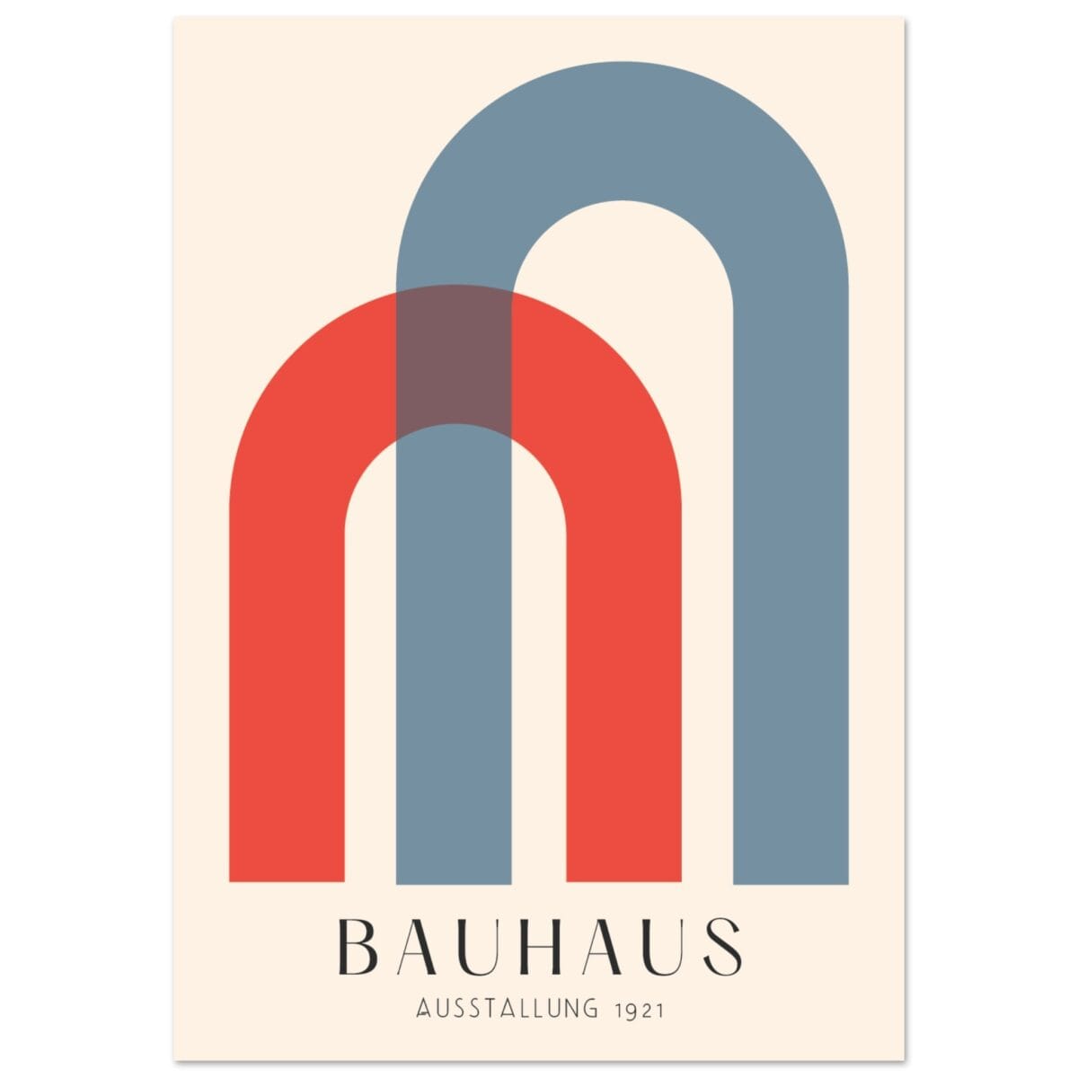 Bauhaus - Ausstellung 1921 poster
