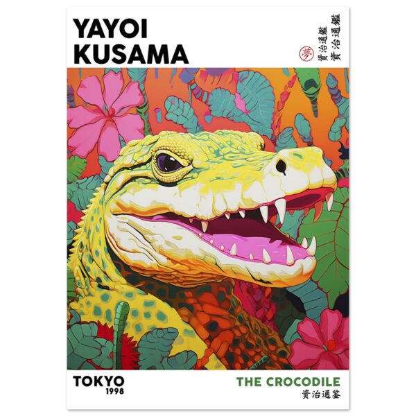 Yayoi Kusama - The Crocodile poster