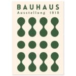 Bauhaus - Ausstellung Green poster