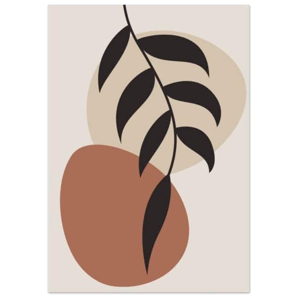 Boho - Abstract Leaf II poster