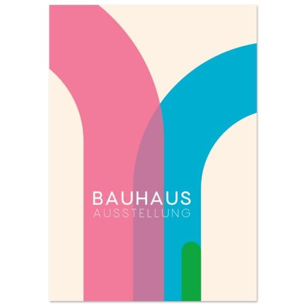 Bauhaus - Blue Arches II poster