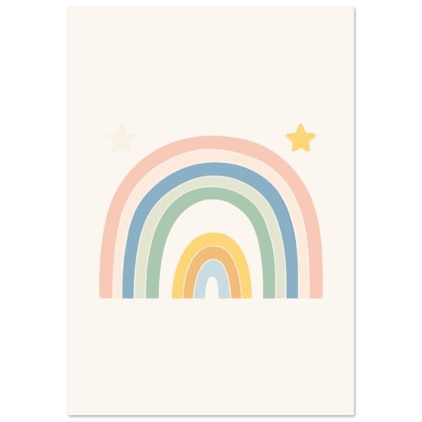 Pastel Rainbow II poster