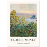 Claude Monet - Flower beds at Vétheuil poster