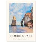 Claude Monet - The rock needle and the porte d'aval poster