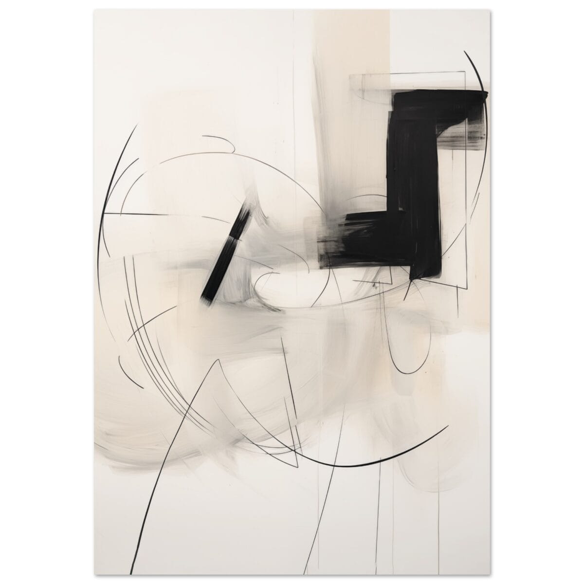 Abstract – Chique Brush 7 poster