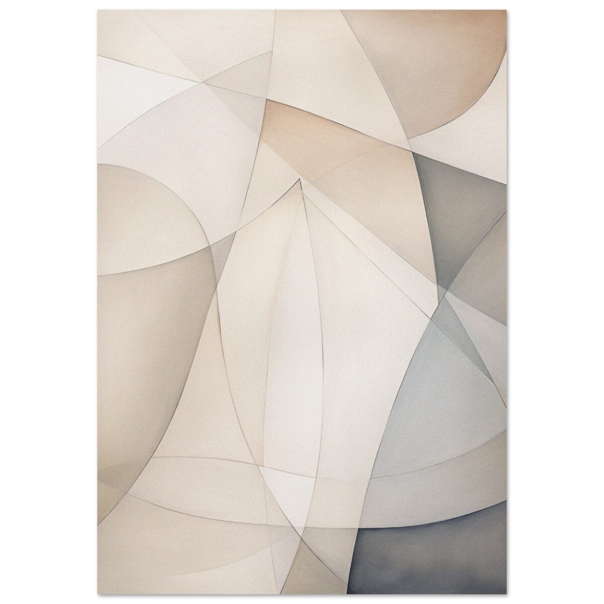 Abstract - Fine Lines 4 poster