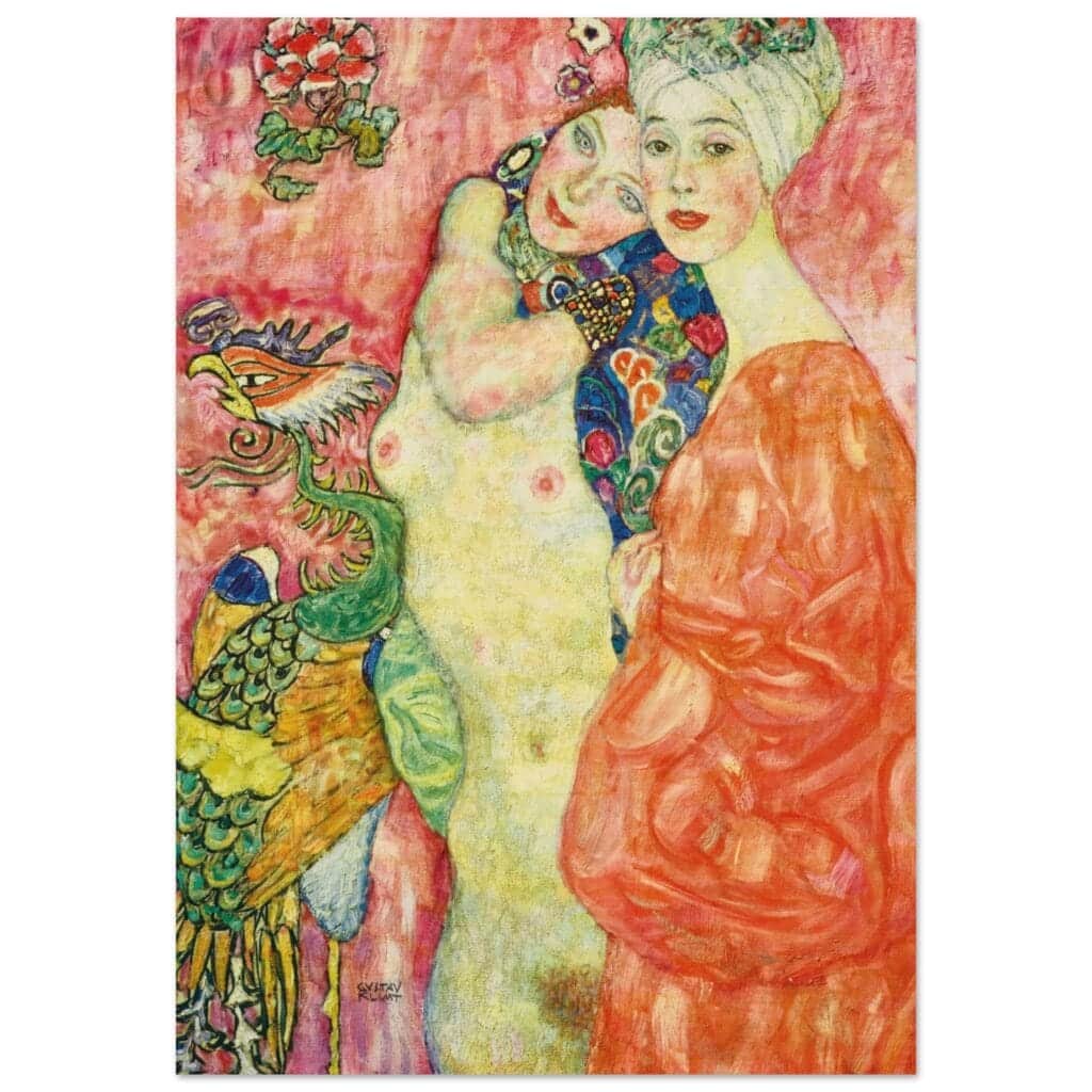 Gustav Klimt - The Women Friends poster