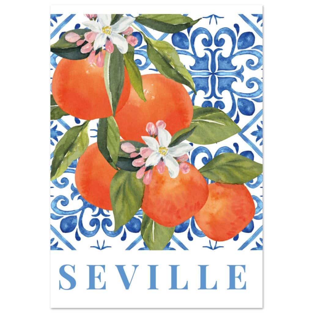 Fruits - Orange Tree in Seville poster