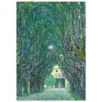 Gustav Klimt - Avenue of Schloss Kammer Park poster