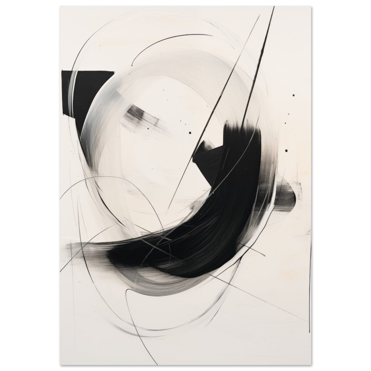 Abstract – Chique Brush 5 poster