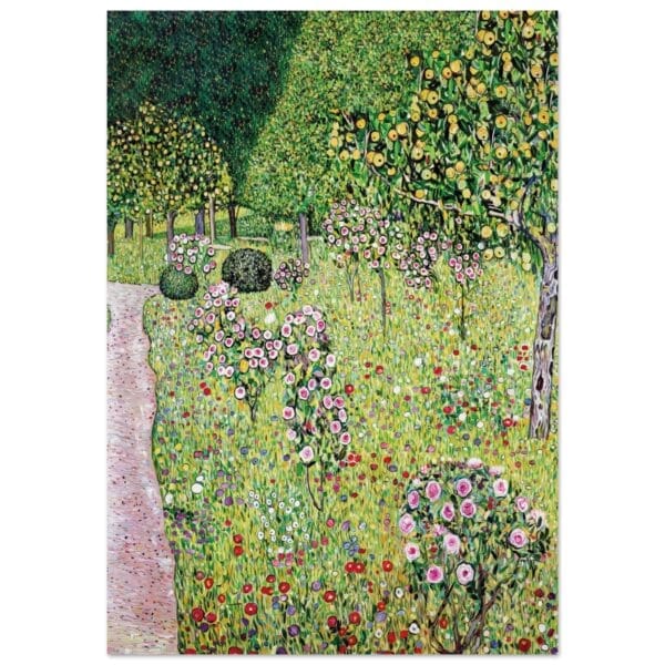 Gustav Klimt - Orchard with Roses poster