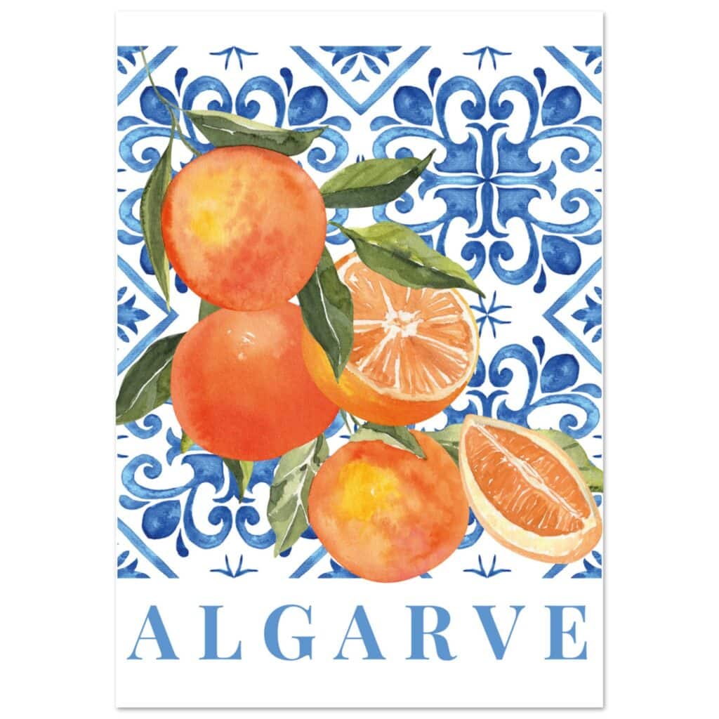 Fruits - Oranges in the Algarve poster
