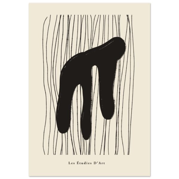 Abstract - Les Étudies D'Art poster