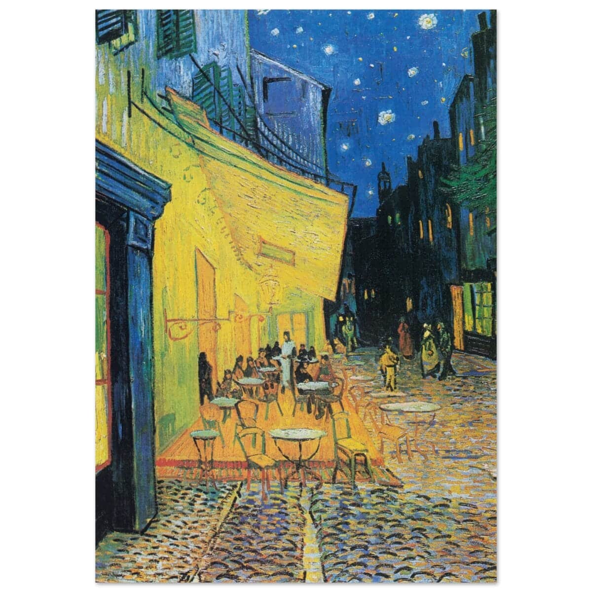 Vincent van Gogh - Caféterras bij nacht poster